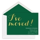 Faux Gold Foil Moving Announcements Image 3 of 3